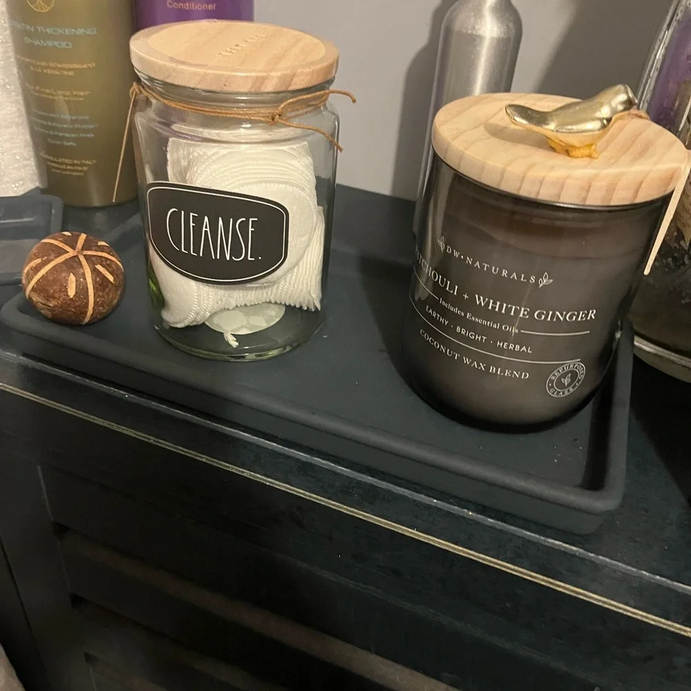 Ceramic Blue Bathroom Set